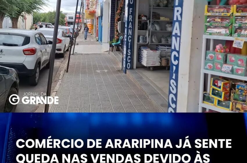 Comércio de Araripina  atribui queda nas vendas, em parte, às fiscalizações da PRF