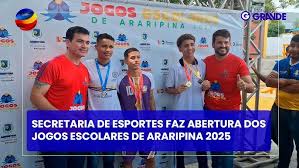  SECRETARIA DE ESPORTES FAZ ABERTURA DOS JOGOS ESCOLARES DE ARARIPINA 2025