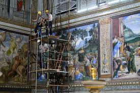  Vaticano acelera os trabalhos para preparar Capela Sistina para o conclave