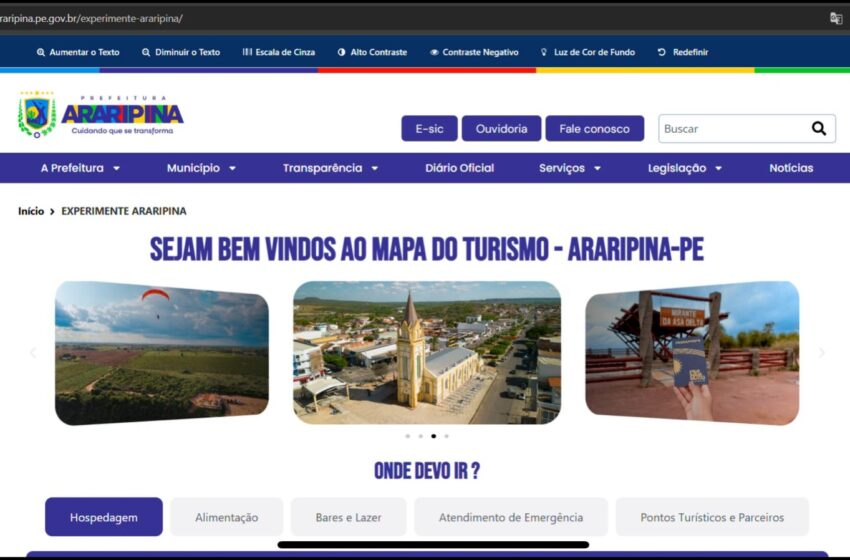  Prefeitura de Araripina lança campanha “Experimente Araripina” para valorizar o turismo local