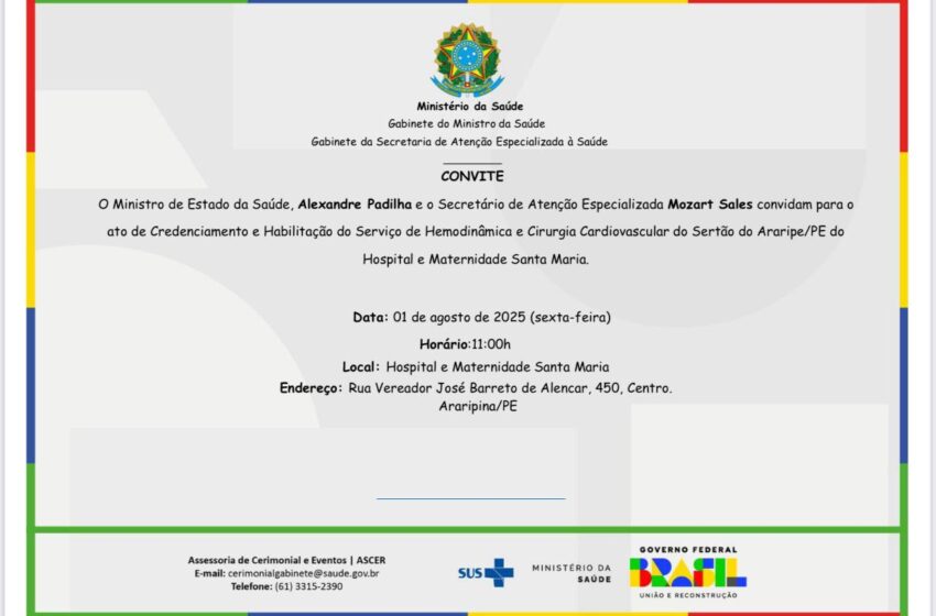  HMSM Inaugura da Unidade de Alta Complexidade Cardiovascular