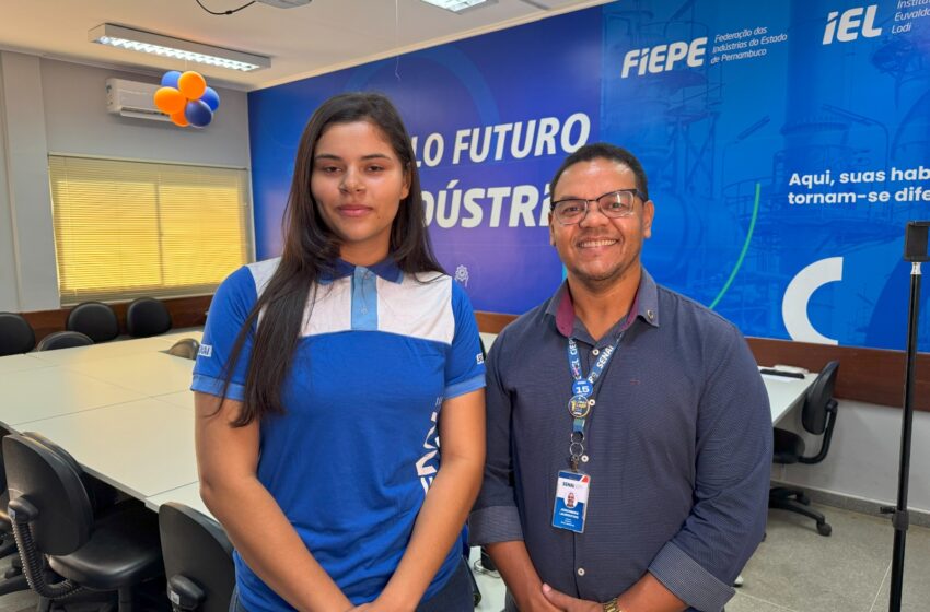 Gerente Escolar do SENAI Araripina apresenta estrutura da instituição e destaca os cursos profissionalizantes ofertados